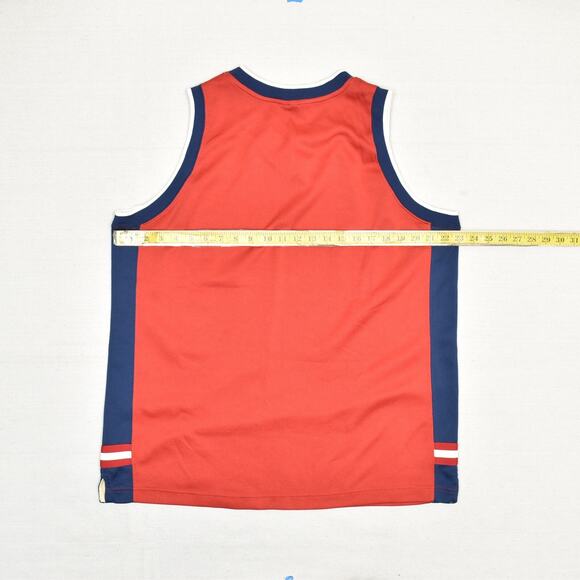 Nike Women's Jersey Team Sports Polyester Red Blue Size 2XL / 20 Basketball - Picture 4 of 8